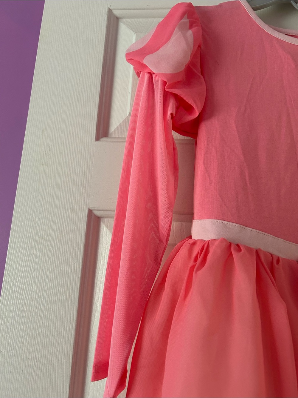 Taylor Joelle pink sea princess tutu dress size 12 human Ariel inspired disney - Picture 4 of 7